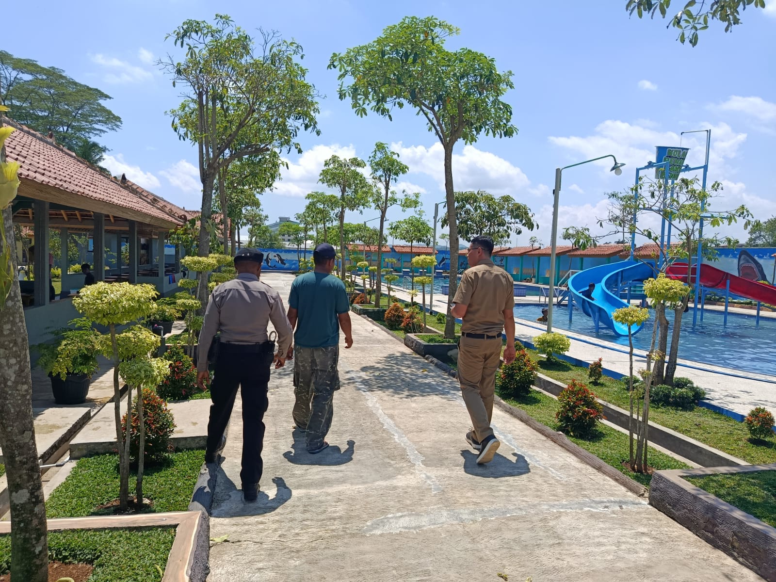 Jelang Natal Dan Tahun Baru 2026, Satsamapta Polresta Banyumas Pantau Kesiapan Objek Wisata