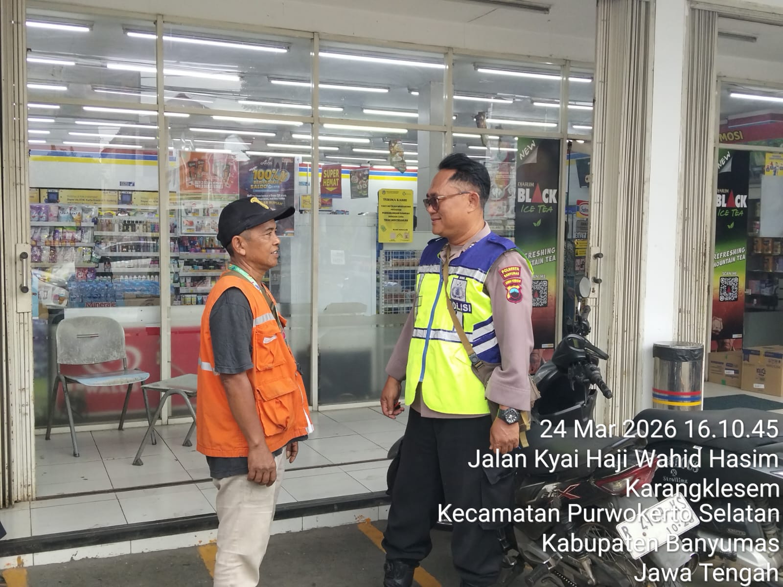 Patroli Polresta Banyumas, Sisir Masjid Hingga Objek Vital di Purwokerto Selatan