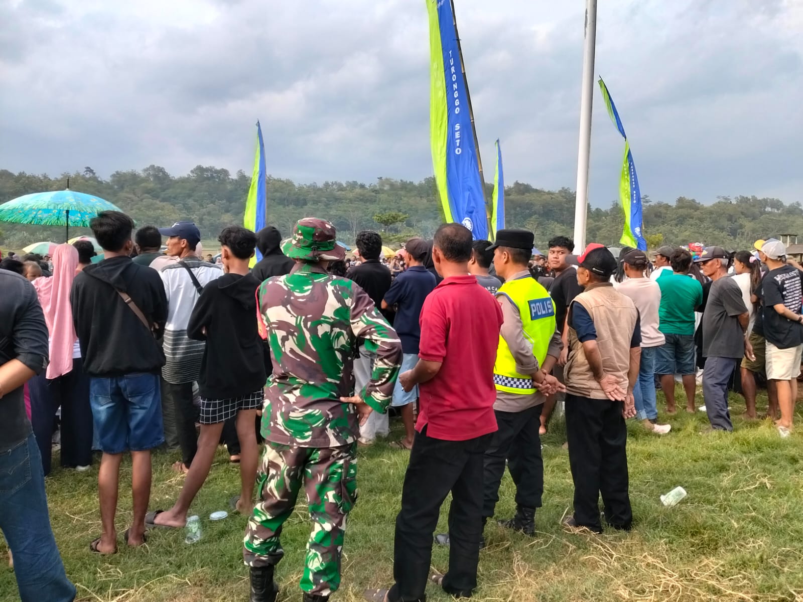 Polsek Patikraja Polresta Banyumas, Monitoring Pentas Kuda Kepang Imbau Waspadai Curanmor