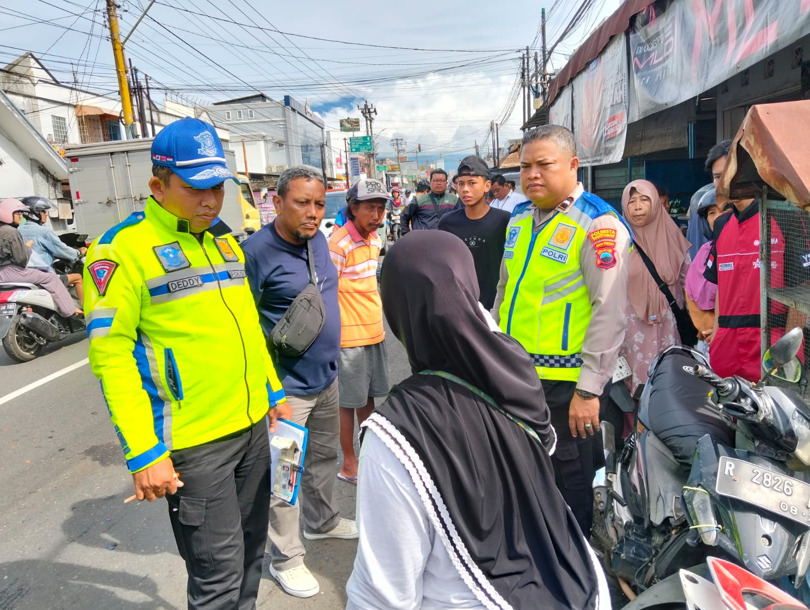 Satlantas Polresta Banyumas Cepat Tanggap Tangani Laka Lantas di Jalan DI. Panjaitan