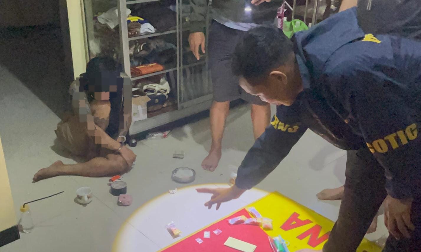 Satresnarkoba Polresta Banyumas Tangkap Pengedar, Empat Paket Sabu Seberat 3.55 Gram Diamankan